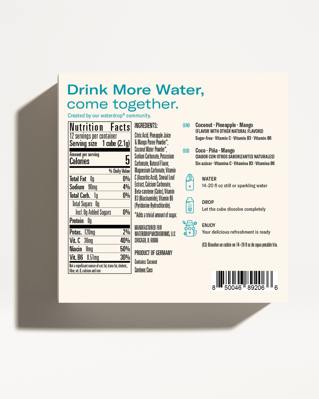 Limited Edition: KOKO PIÑA 12-Pack Microdrink | waterdrop®